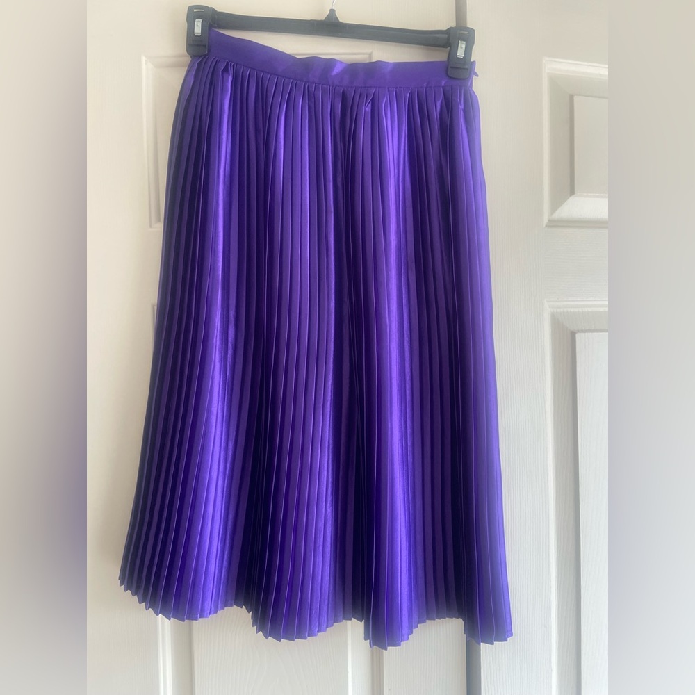 Nasty Gal Vibrant Purple A-Line Skirt